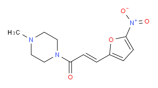 (2E)-1-(4-methylpiperazin-1-yl)-3-(5-nitrofuran-2-yl)prop-2-en-1-one