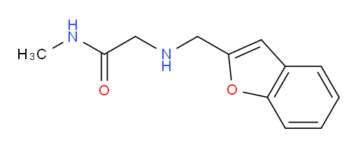 2-{[(1-benzofuran-2-yl)methyl]amino}-N-methylacetamide