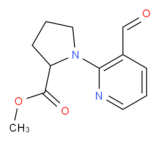 methyl 1-(3-formylpyridin-2-yl)pyrrolidine-2-carboxylate