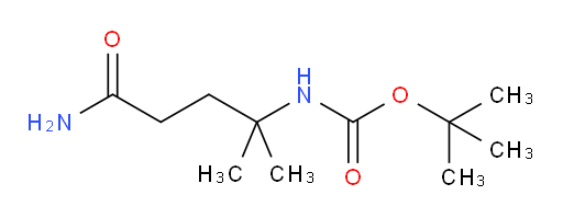 tert-butyl N-(4-carbamoyl-2-methylbutan-2-yl)carbamate