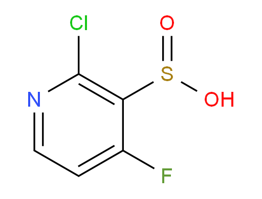 2-chloro-4-fluoropyridine-3-sulfinic acid