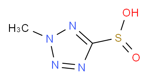 2-methyl-2H-1,2,3,4-tetrazole-5-sulfinic acid