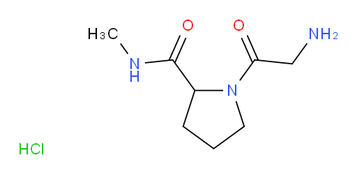 1-(2-aminoacetyl)-N-methylpyrrolidine-2-carboxamide hydrochloride
