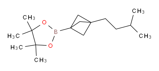 4,4,5,5-tetramethyl-2-[3-(3-methylbutyl)bicyclo[1.1.1]pentan-1-yl]-1,3,2-dioxaborolane