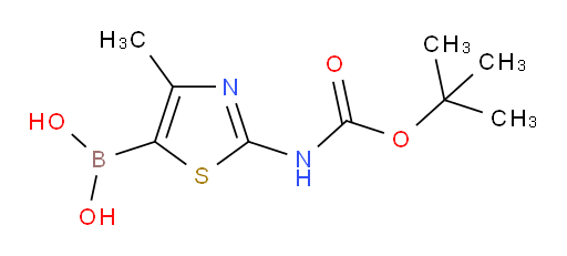 (2-{[(tert-butoxy)carbonyl]amino}-4-methyl-1,3-thiazol-5-yl)boronic acid