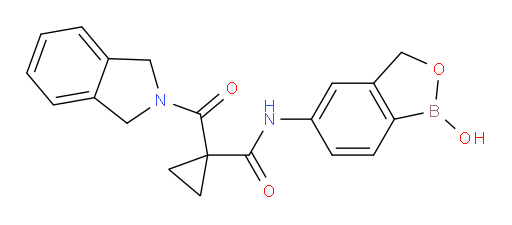 1-(2,3-dihydro-1H-isoindole-2-carbonyl)-N-(1-hydroxy-1,3-dihydro-2,1-benzoxaborol-5-yl)cyclopropane-1-carboxamide