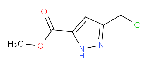 methyl 3-(chloromethyl)-1H-pyrazole-5-carboxylate