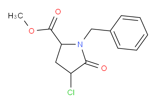 methyl 1-benzyl-4-chloro-5-oxopyrrolidine-2-carboxylate