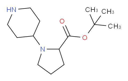 tert-butyl 1-(piperidin-4-yl)pyrrolidine-2-carboxylate