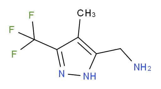 [4-methyl-3-(trifluoromethyl)-1H-pyrazol-5-yl]methanamine