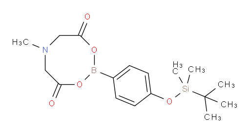 2-{4-[(tert-butyldimethylsilyl)oxy]phenyl}-6-methyl-1,3,6,2-dioxazaborocane-4,8-dione