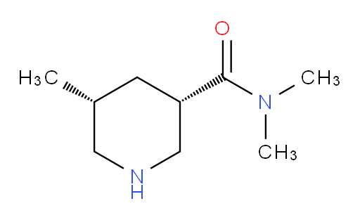 rac-(3R,5S)-N,N,5-trimethylpiperidine-3-carboxamide