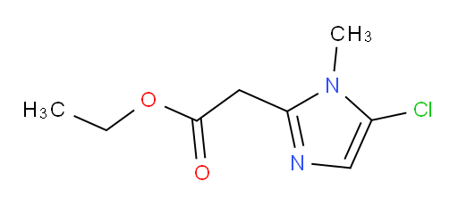 ethyl 2-(5-chloro-1-methyl-1H-imidazol-2-yl)acetate