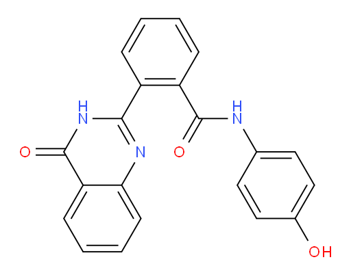 N-(4-hydroxyphenyl)-2-(4-oxo-3,4-dihydroquinazolin-2-yl)benzamide