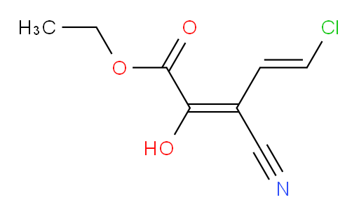 ethyl (2Z)-5-chloro-3-cyano-2-hydroxypenta-2,4-dienoate