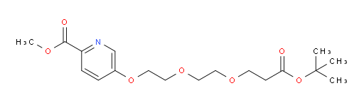 methyl 5-(2-{2-[3-(tert-butoxy)-3-oxopropoxy]ethoxy}ethoxy)pyridine-2-carboxylate