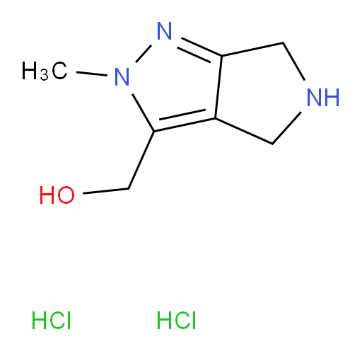 {2-methyl-2H,4H,5H,6H-pyrrolo[3,4-c]pyrazol-3-yl}methanol dihydrochloride