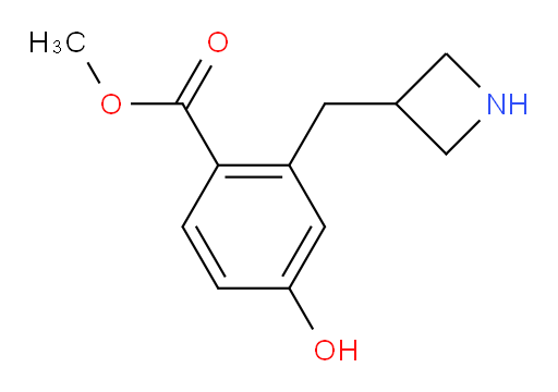 methyl 2-[(azetidin-3-yl)methyl]-4-hydroxybenzoate