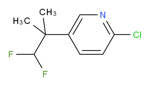 2-chloro-5-(1,1-difluoro-2-methylpropan-2-yl)pyridine
