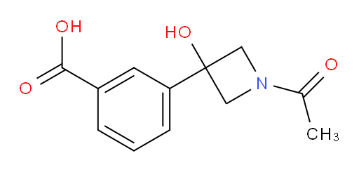 3-(1-acetyl-3-hydroxyazetidin-3-yl)benzoic acid