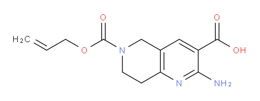 2-amino-6-[(prop-2-en-1-yloxy)carbonyl]-5,6,7,8-tetrahydro-1,6-naphthyridine-3-carboxylic acid