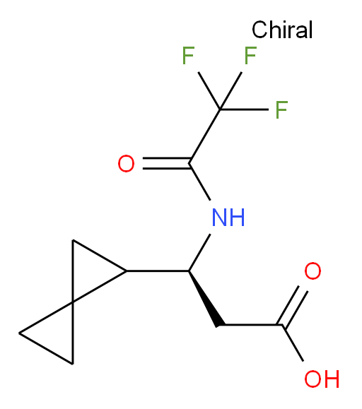 (3S)-3-{spiro[2.2]pentan-1-yl}-3-(2,2,2-trifluoroacetamido)propanoic acid