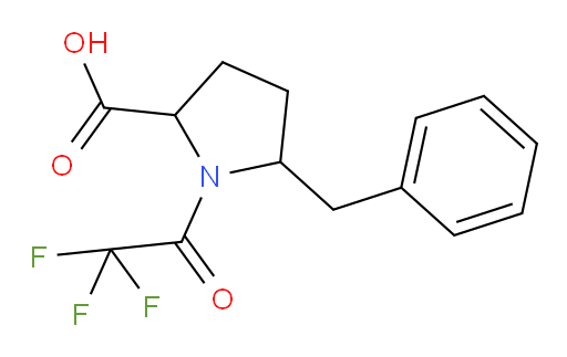 5-benzyl-1-(2,2,2-trifluoroacetyl)pyrrolidine-2-carboxylic acid