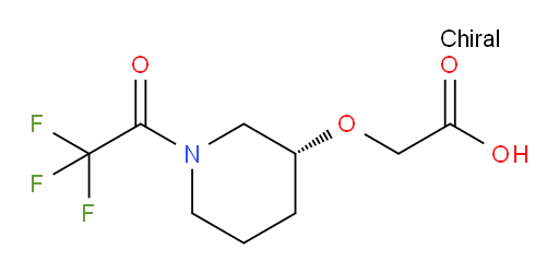 2-{[(3R)-1-(2,2,2-trifluoroacetyl)piperidin-3-yl]oxy}acetic acid