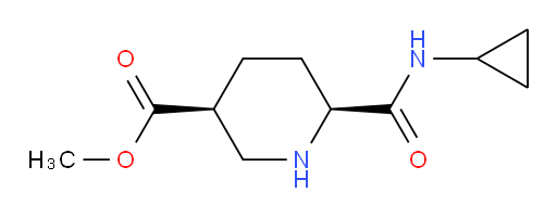 rac-methyl (3R,6R)-6-(cyclopropylcarbamoyl)piperidine-3-carboxylate