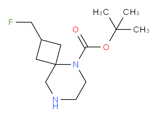 tert-butyl 2-(fluoromethyl)-5,8-diazaspiro[3.5]nonane-5-carboxylate