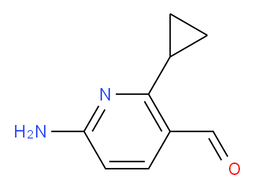 6-amino-2-cyclopropylpyridine-3-carbaldehyde