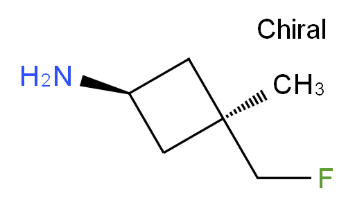 (1r,3s)-3-(fluoromethyl)-3-methylcyclobutan-1-amine