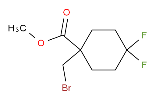 methyl 1-(bromomethyl)-4,4-difluorocyclohexane-1-carboxylate