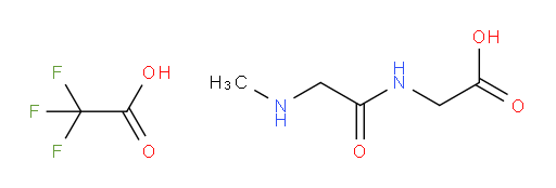 2-[2-(methylamino)acetamido]acetic acid, trifluoroacetic acid
