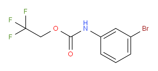 2,2,2-trifluoroethyl N-(3-bromophenyl)carbamate