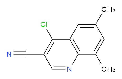 4-chloro-6,8-dimethylquinoline-3-carbonitrile