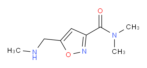 N,N-dimethyl-5-[(methylamino)methyl]-1,2-oxazole-3-carboxamide