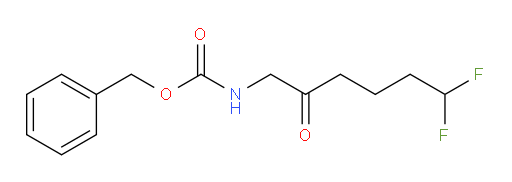 benzyl N-(6,6-difluoro-2-oxohexyl)carbamate