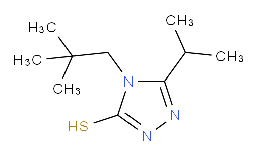 4-(2,2-dimethylpropyl)-5-(propan-2-yl)-4H-1,2,4-triazole-3-thiol