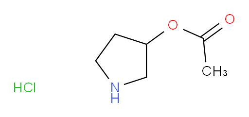 pyrrolidin-3-yl acetate hydrochloride