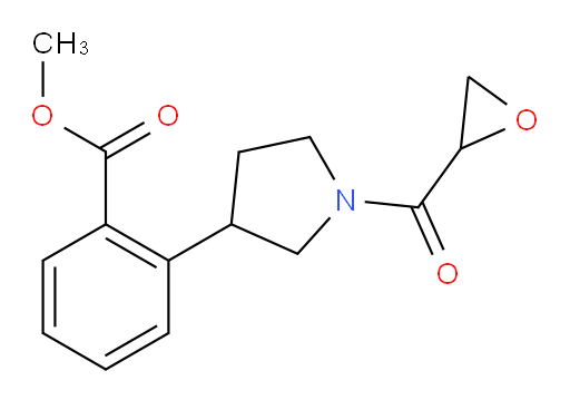 methyl 2-[1-(oxirane-2-carbonyl)pyrrolidin-3-yl]benzoate