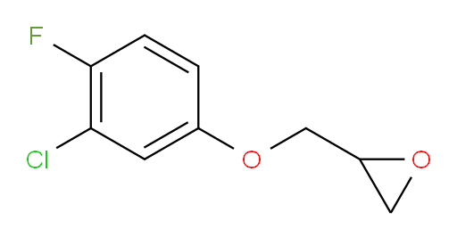 2-[(3-chloro-4-fluorophenoxy)methyl]oxirane