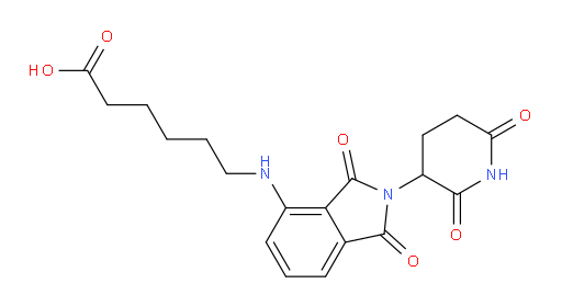 6-{[2-(2,6-dioxopiperidin-3-yl)-1,3-dioxo-2,3-dihydro-1H-isoindol-4-yl]amino}hexanoic acid