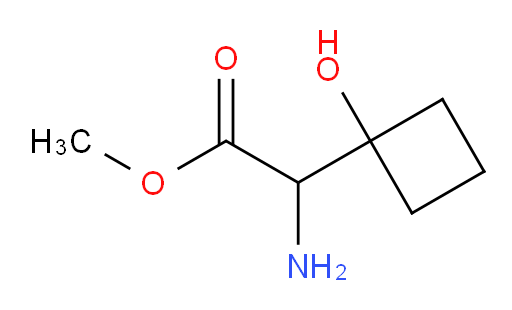 methyl 2-amino-2-(1-hydroxycyclobutyl)acetate