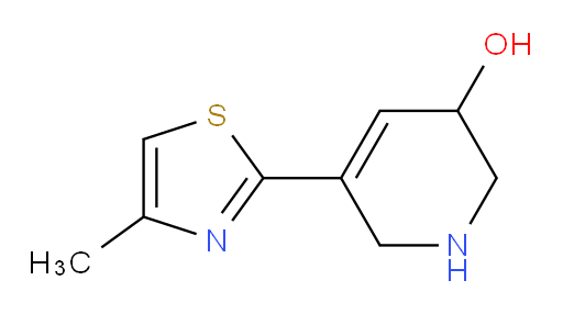 5-(4-methyl-1,3-thiazol-2-yl)-1,2,3,6-tetrahydropyridin-3-ol