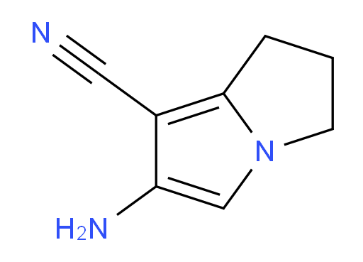 6-amino-2,3-dihydro-1H-pyrrolizine-7-carbonitrile