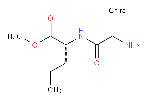 methyl (2R)-2-(2-aminoacetamido)pentanoate