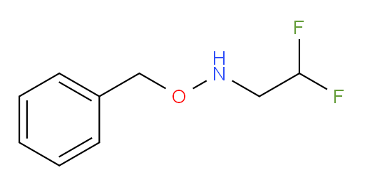 (benzyloxy)(2,2-difluoroethyl)amine