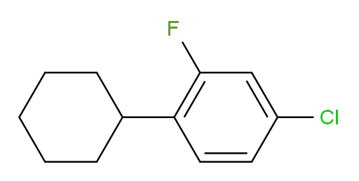 4-chloro-1-cyclohexyl-2-fluorobenzene