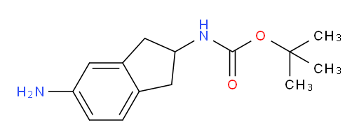 tert-butyl N-(5-amino-2,3-dihydro-1H-inden-2-yl)carbamate